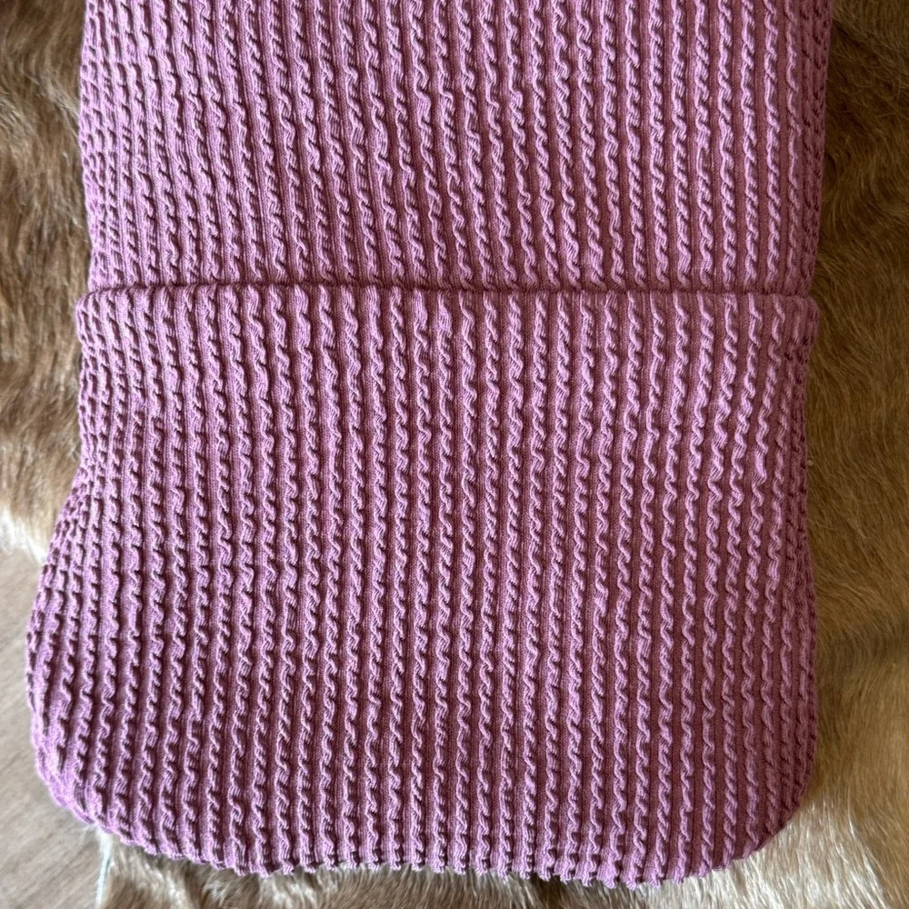 Salt + Cove Sandy Bikini Bottom NWT Size XL Mauve Pink Ribbed High-Waist